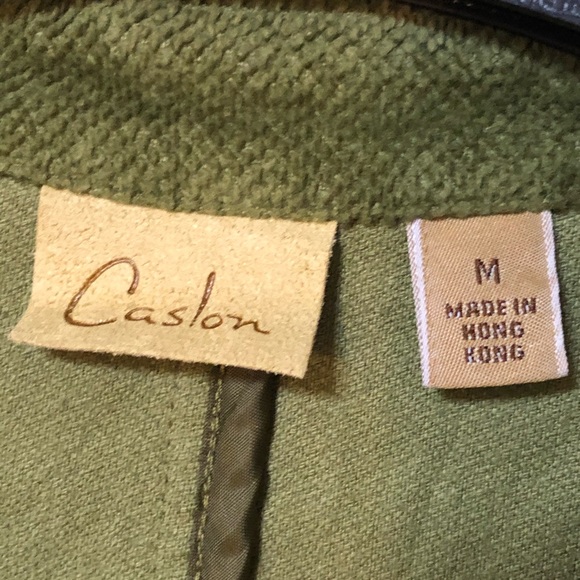 Caslon Nordstrom Long Green Coat Size M - Picture 4 of 8